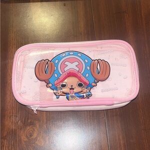 Onepiece Pink and Blue Pencil Case
